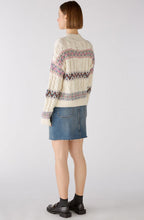 White Camel Elaborate Knit and Yarn Jumper