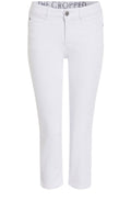 White Cropped Jeans