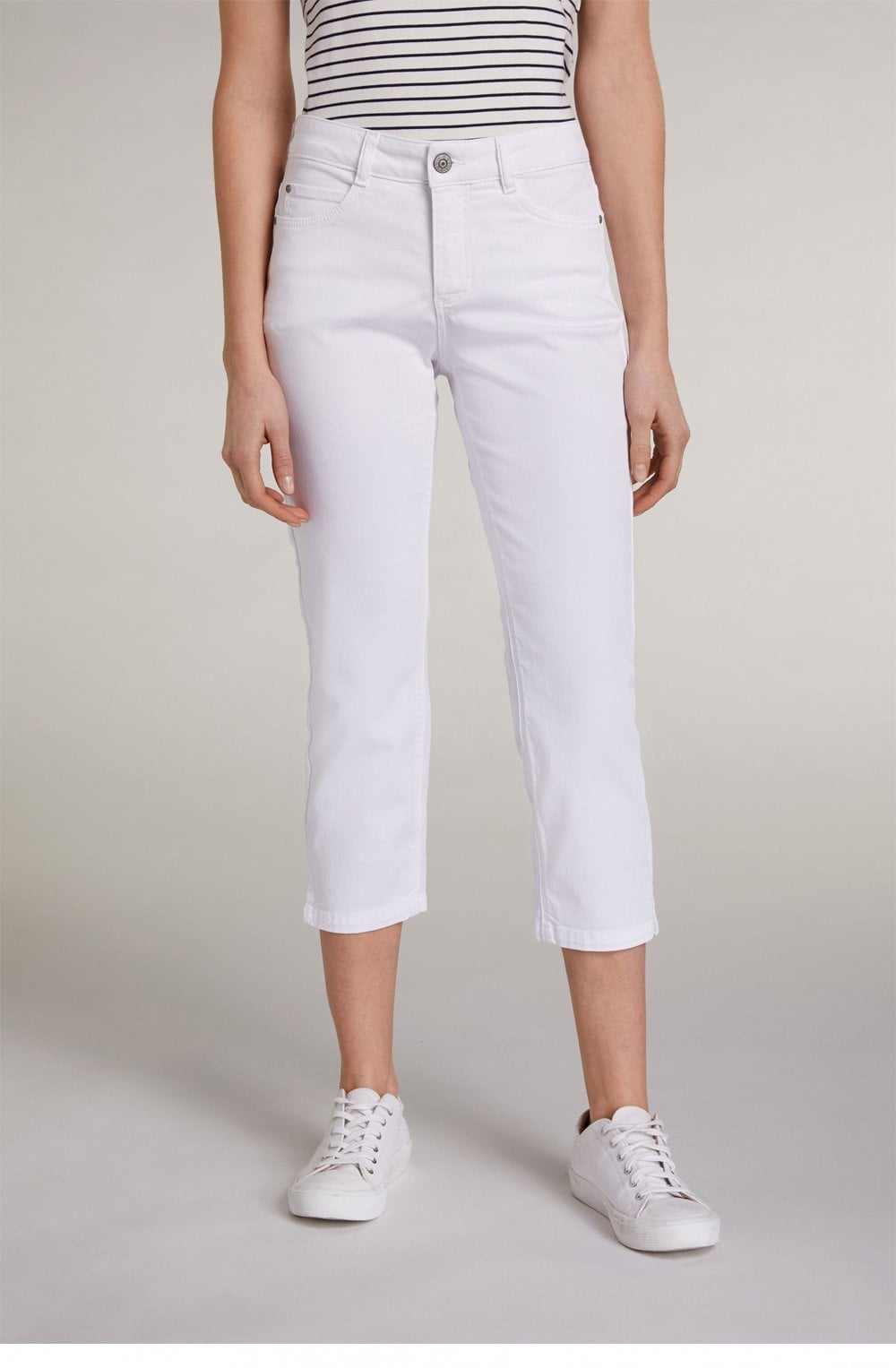 White Cropped Jeans