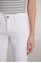 White Cropped Jeans