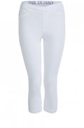 White Cropped Trousers