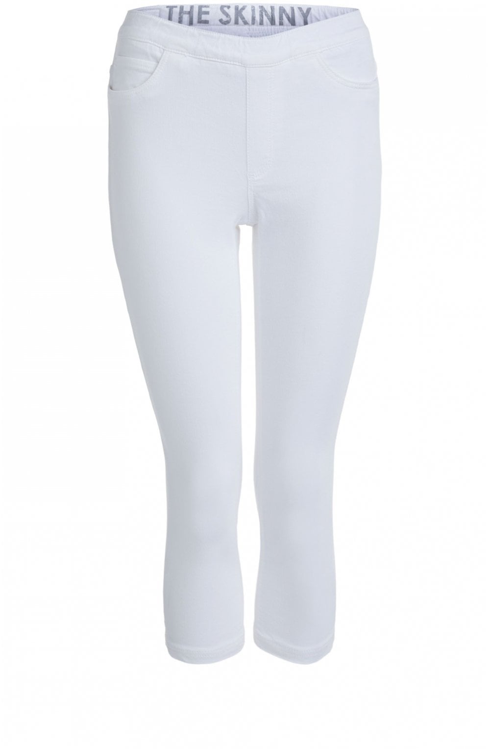 White Cropped Trousers