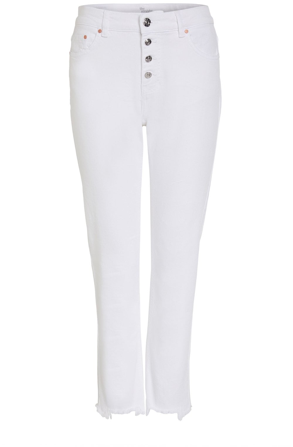 White High Waisted Jeans