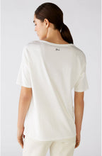 White Jersey Heart Design T Shirt