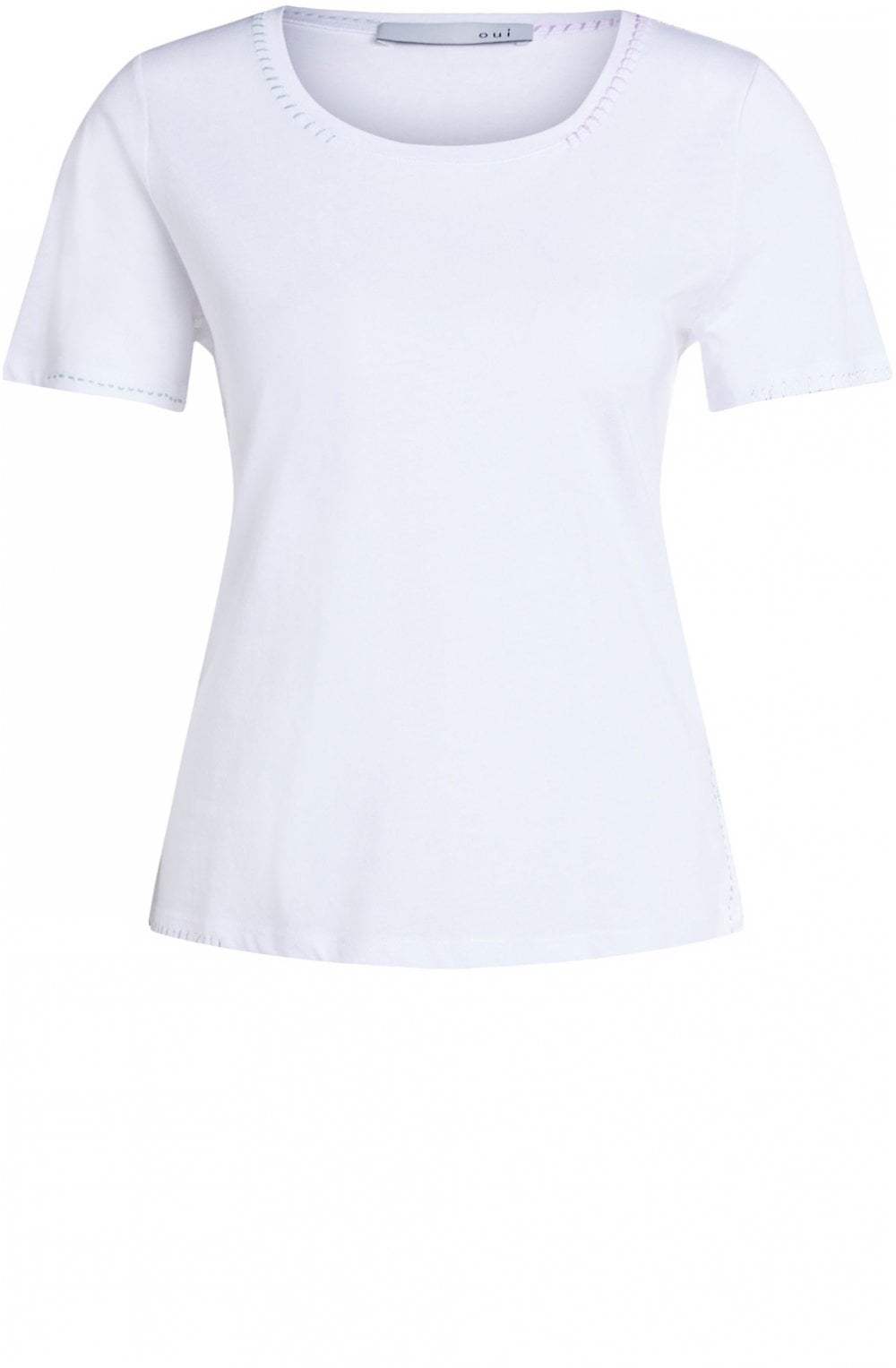 White Jersey T Shirt
