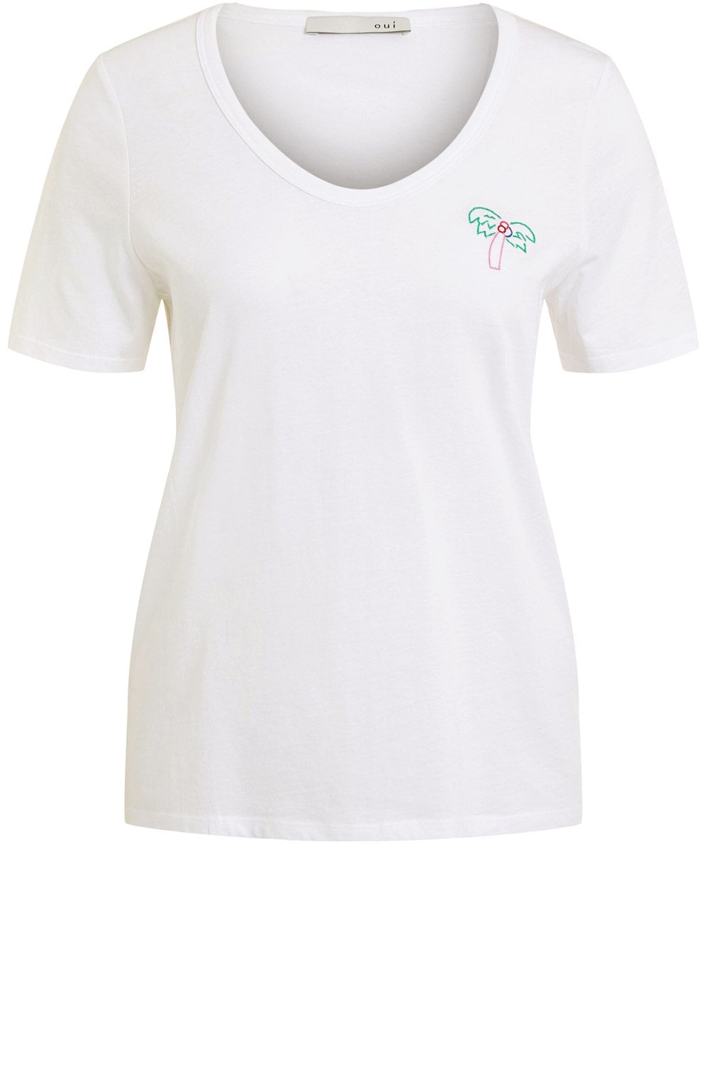 White Jersey T Shirt