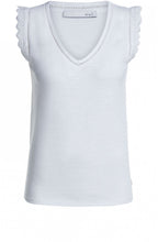 White Lacey Detailed Top