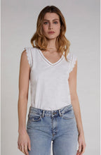 White Lacey Detailed Top