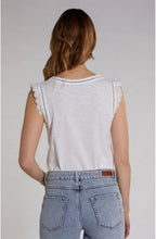 White Lacey Detailed Top