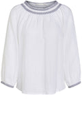 White Linen Blouse
