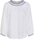 White Linen Blouse