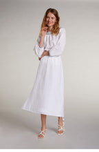 White Linen Blouse