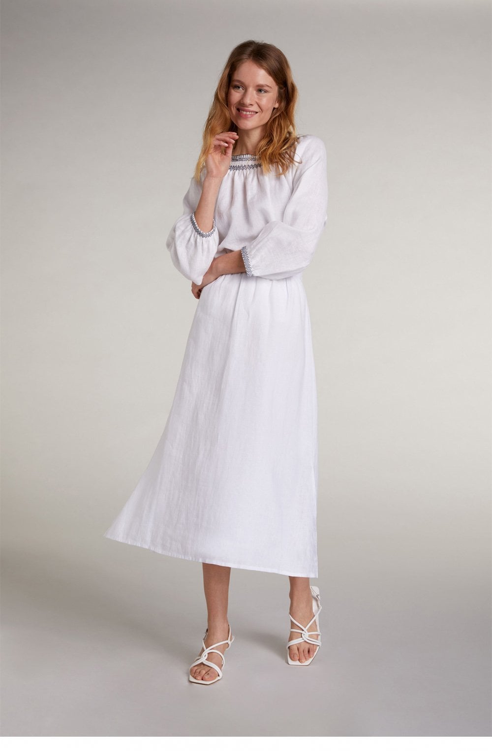 White Linen Blouse