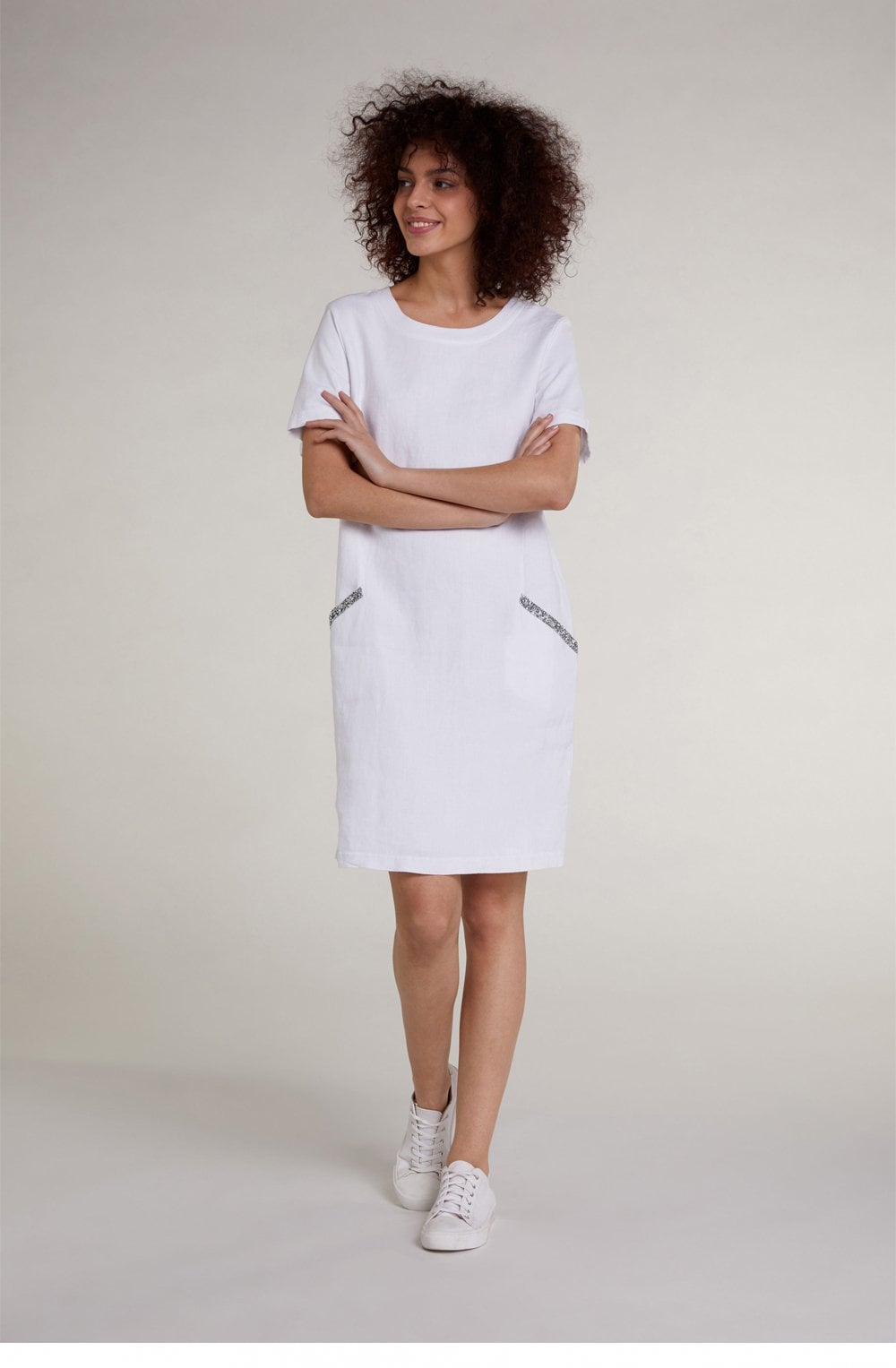 White Linen Dress
