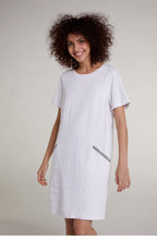 White Linen Dress