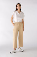 White Linen Polo Shirt