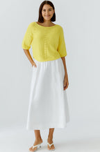 White Linen Skirt
