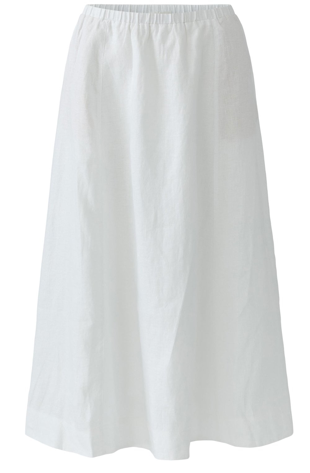 White Linen Skirt