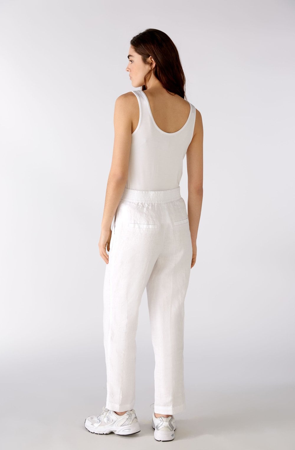 White Linen Trousers