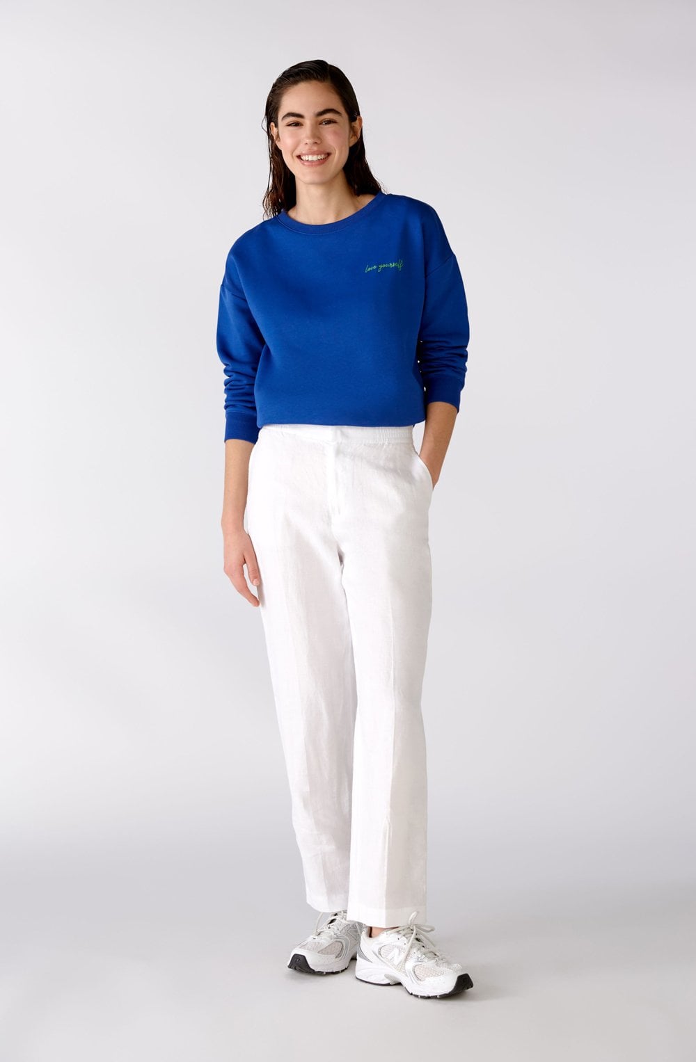 White Linen Trousers