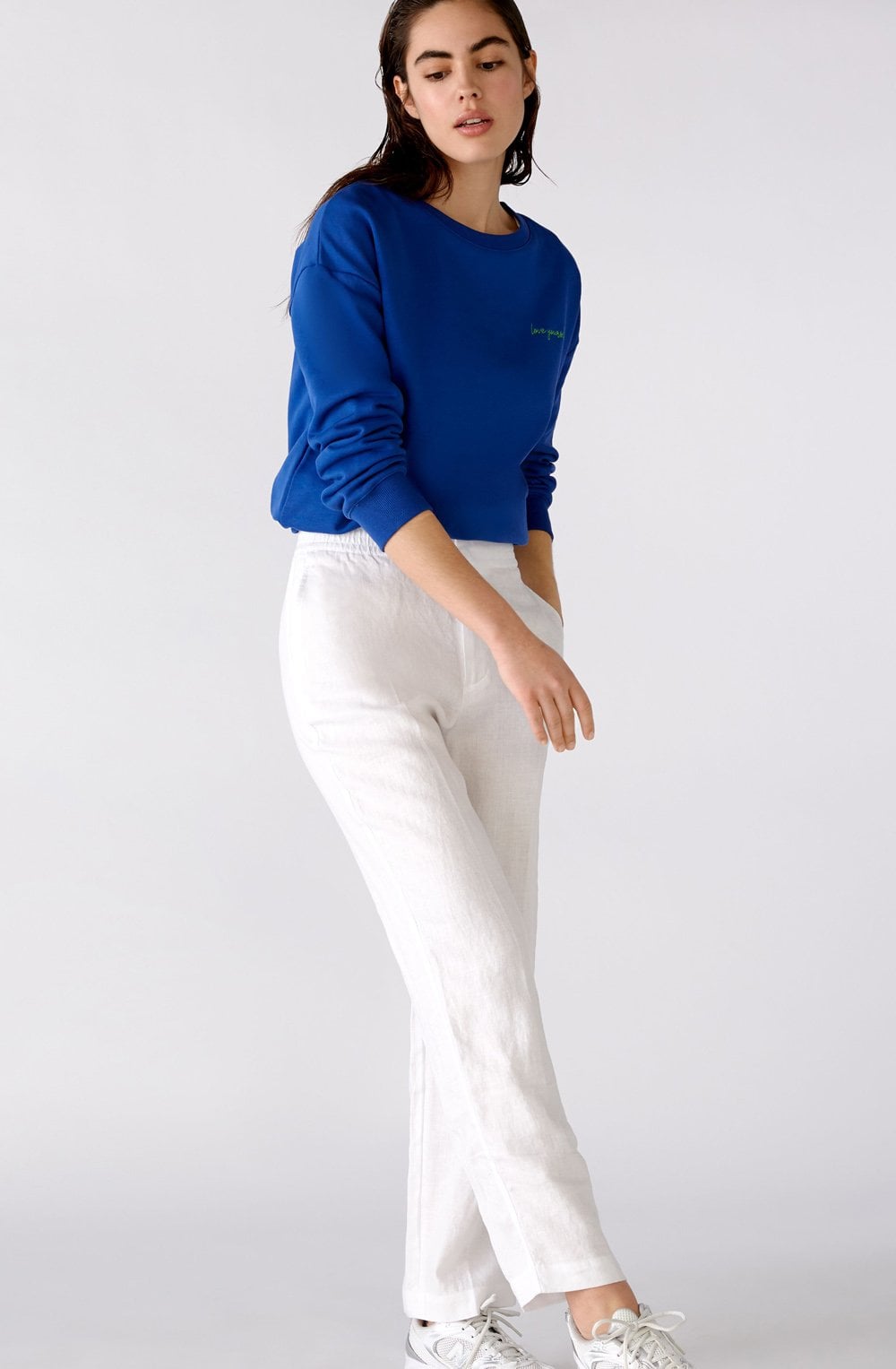 White Linen Trousers