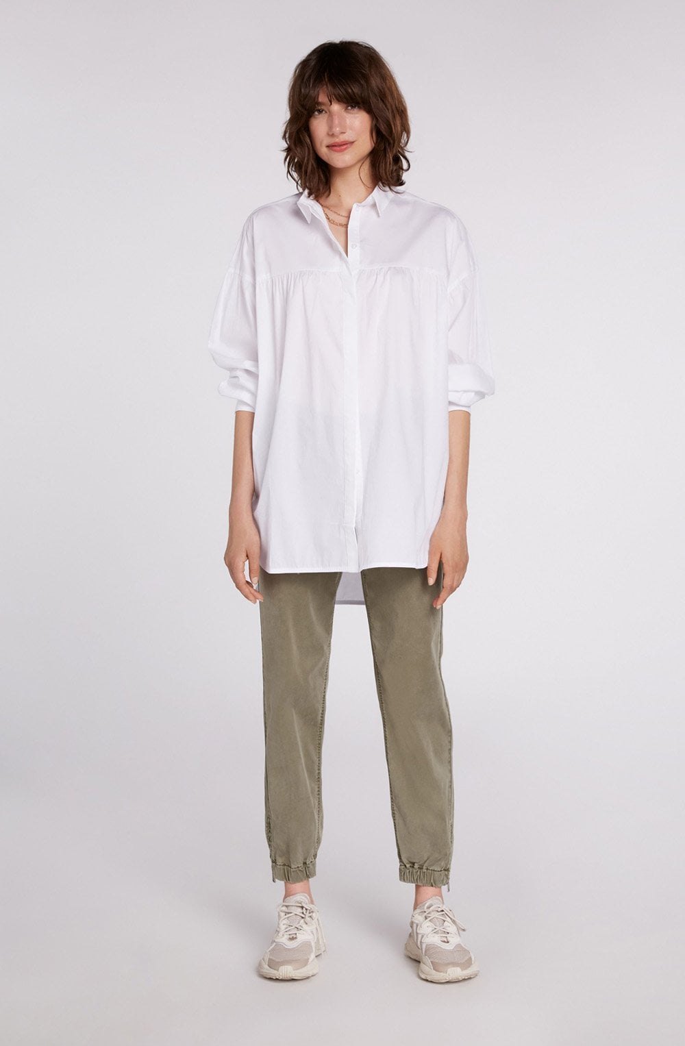 White Oversized Blouse