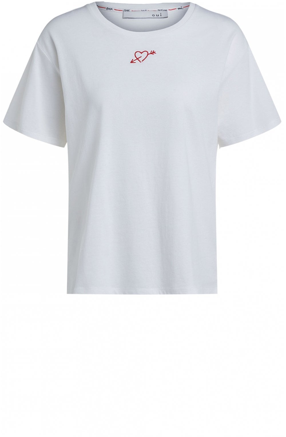 White Relaxed Shape T Shirt