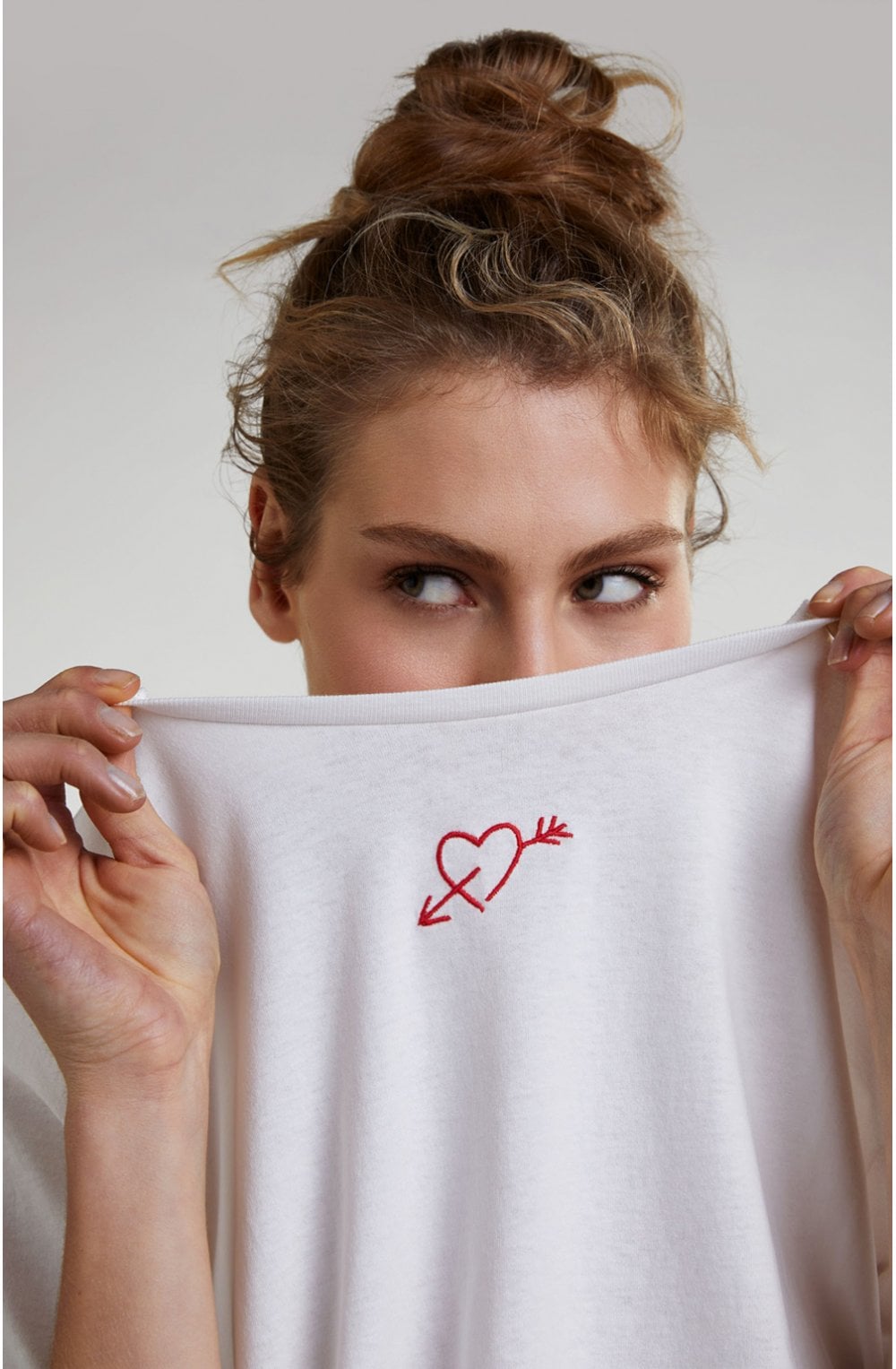 White Relaxed Shape T Shirt