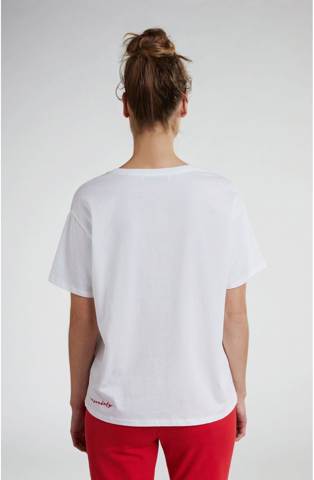 White Relaxed Shape T Shirt