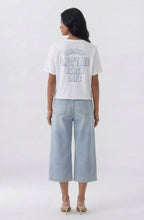 White Sardine Motif T-Shirt