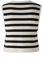White Stone and Black Striped Waistcoat