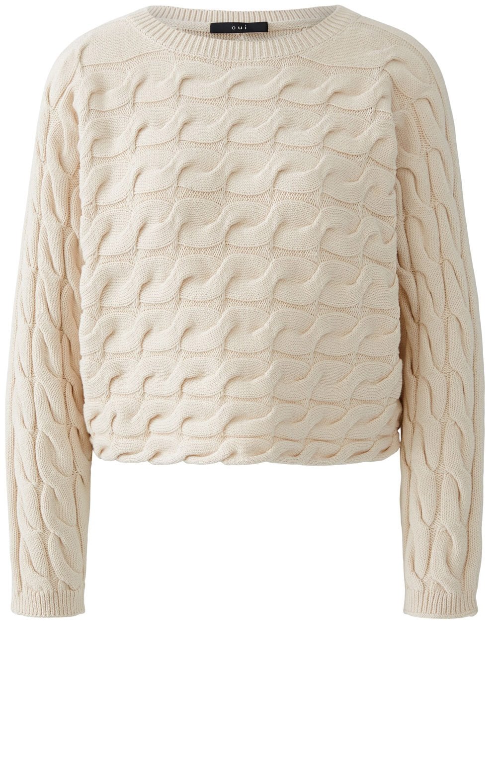 Whitecap Cable Knit Boxy Jumper
