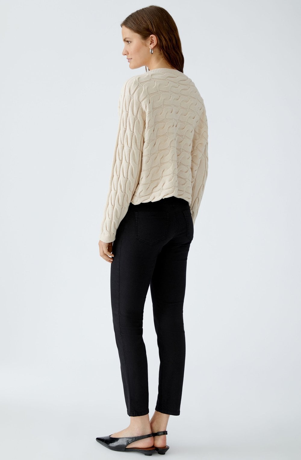 Whitecap Cable Knit Boxy Jumper