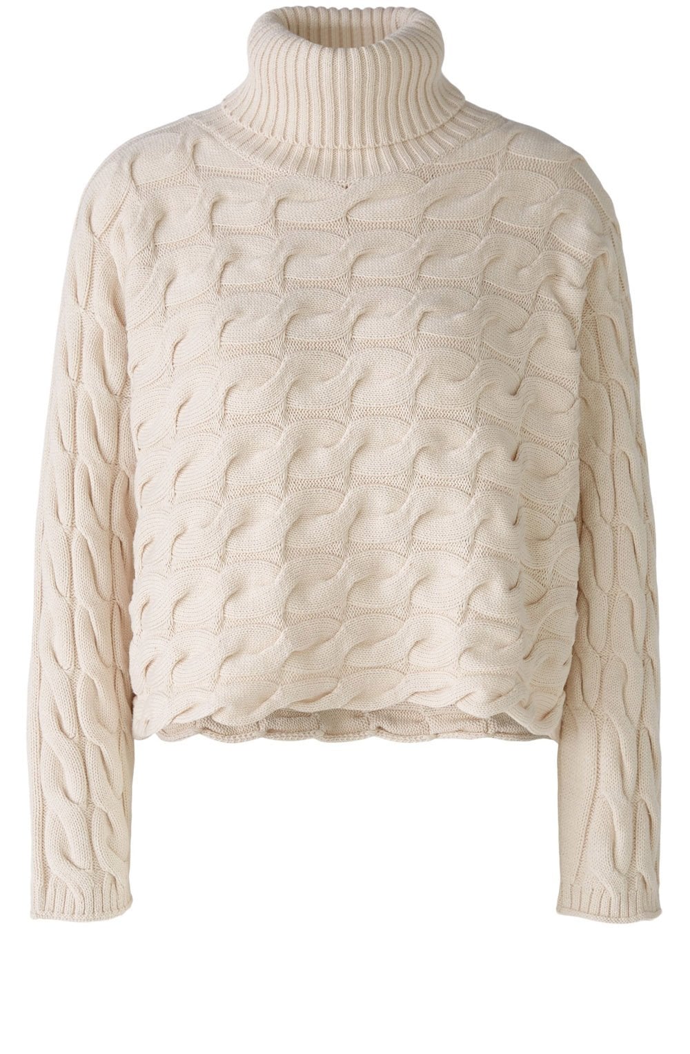 Whitecap Cable Knit Turtle Neck Jumper