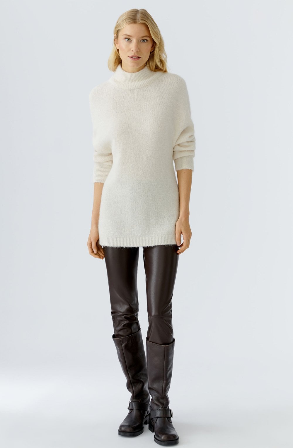 Whitecap Cream Longline Jumper