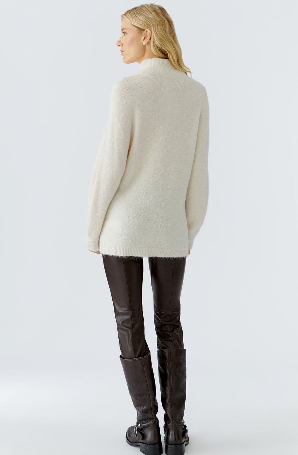 Whitecap Cream Longline Jumper