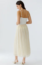 Whitecap Grey Cream Chiffon Skirt