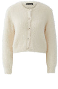 Whitecap Grey Cream Eyelash Knit Cardigan