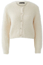 Whitecap Grey Cream Eyelash Knit Cardigan
