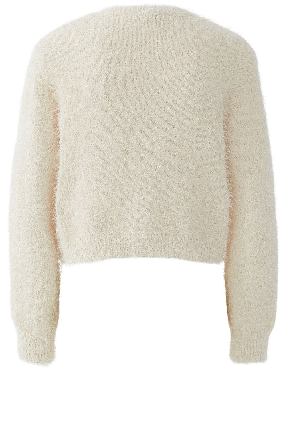Whitecap Grey Cream Eyelash Knit Cardigan