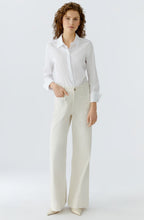Whitecap Grey Cream High Waist Wide Leg Jeans