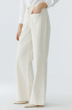 Whitecap Grey Cream High Waist Wide Leg Jeans