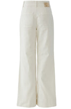 Whitecap Grey Cream High Waist Wide Leg Jeans
