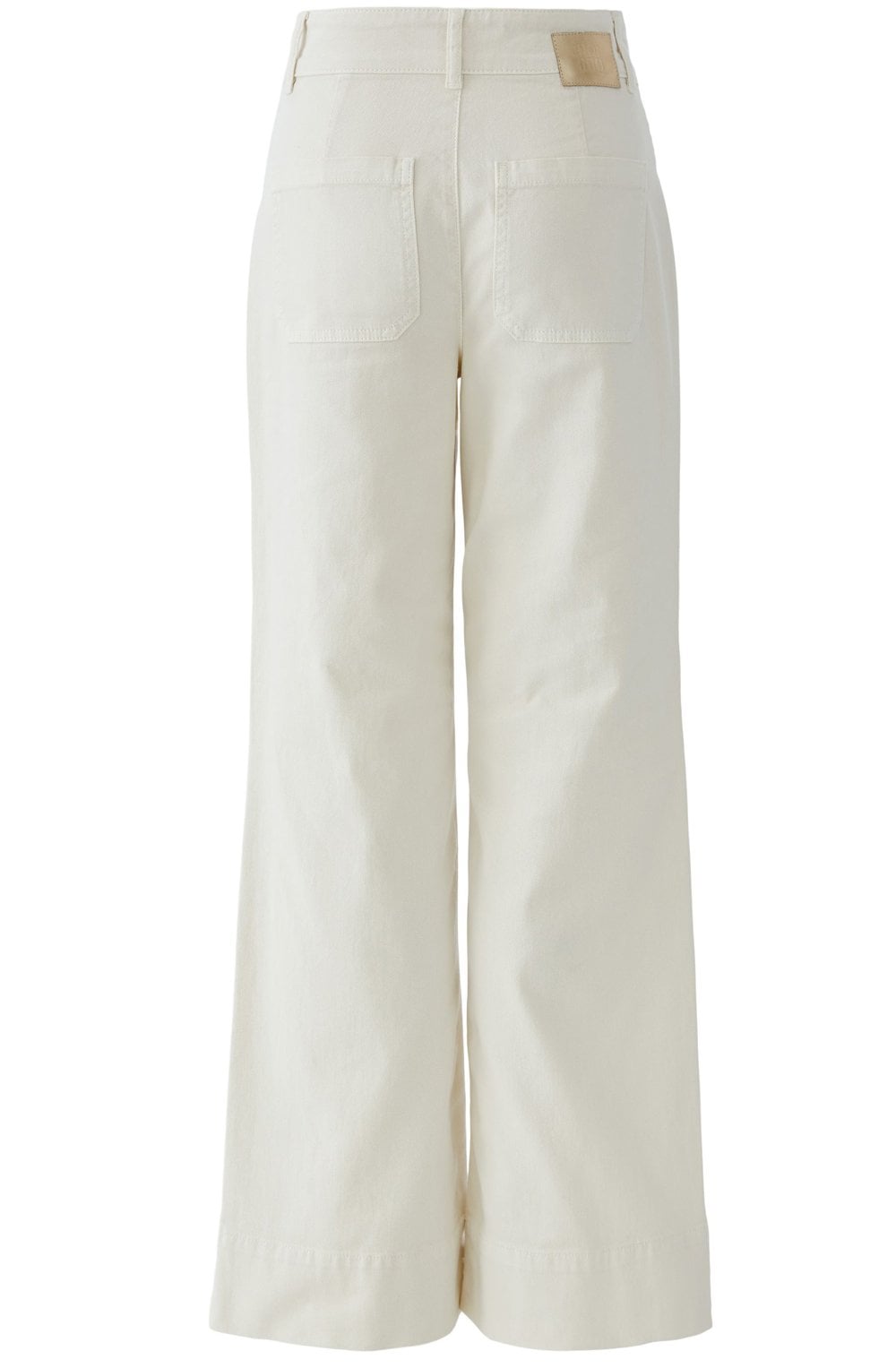 Whitecap Grey Cream High Waist Wide Leg Jeans