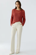 Whitecap Grey Cream Scuba Jersey Trousers