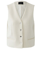 Whitecap Grey Cream Scuba Jersey Waistcoat