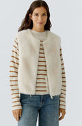 Whitecap Grey Faux Fur Waistcoat