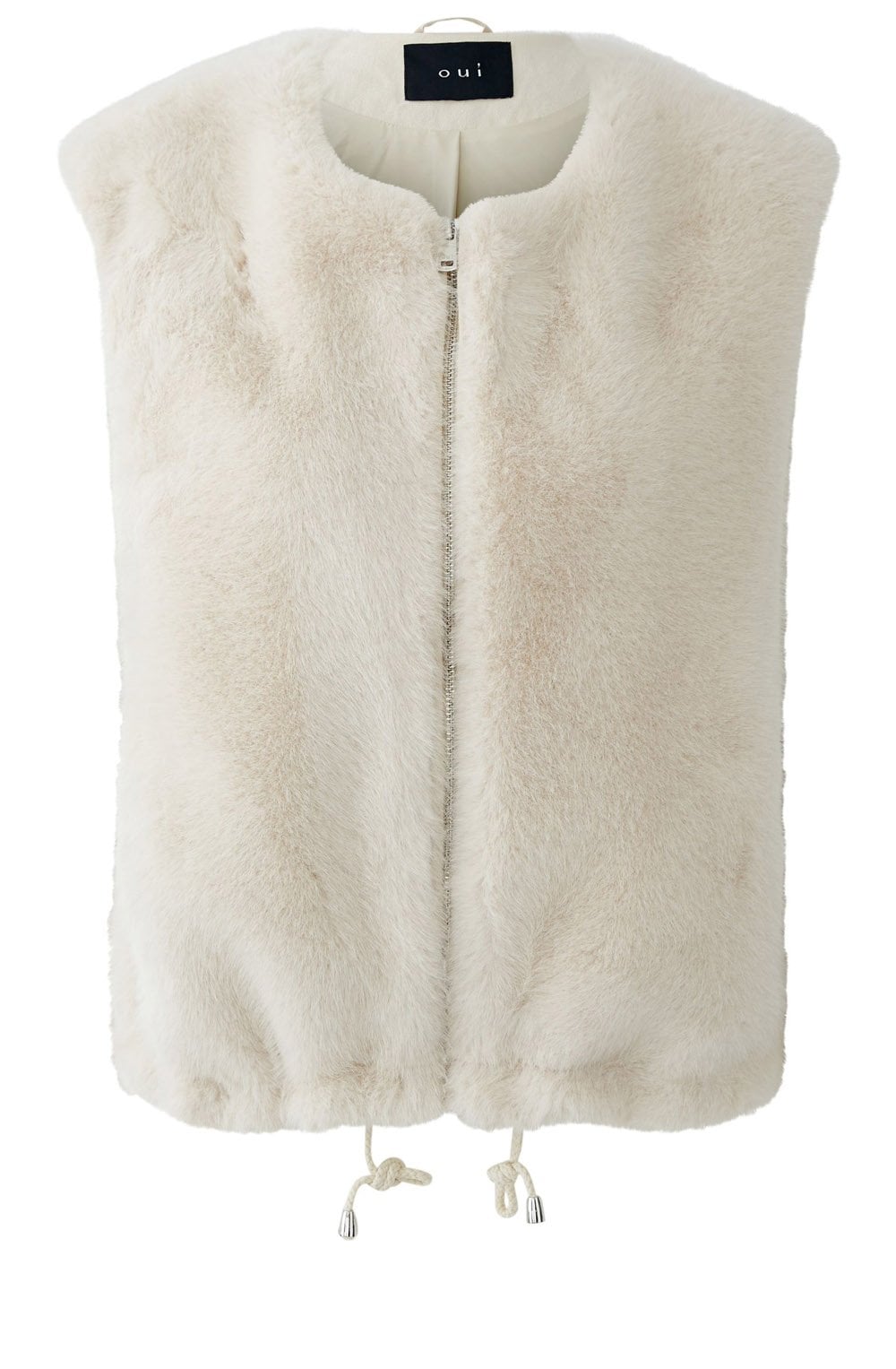 Whitecap Grey Faux Fur Waistcoat
