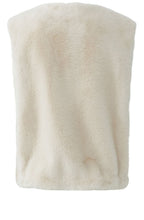 Whitecap Grey Faux Fur Waistcoat