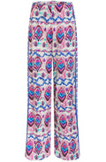 Wide Leg Aztec Print Trousers